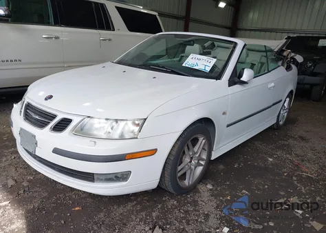 2007 Saab 9-3 2.0T из США, поврежденный, VIN YS3FD79Y076101605